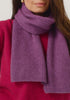 Unisex Ribbed Scarf Lilac 0578