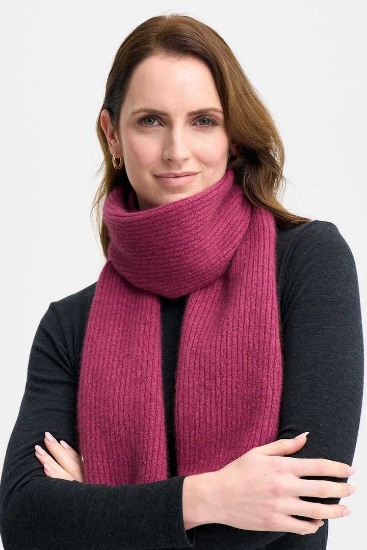 Unisex Ribbed Scarf Magnolia 0578