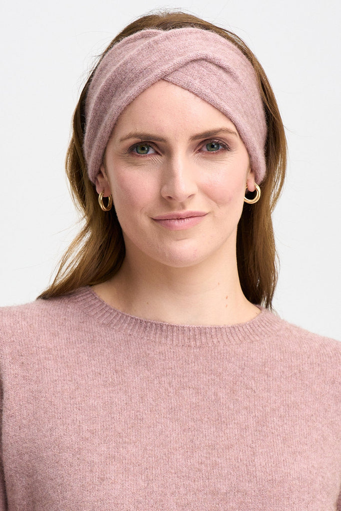 Womens Merinomink Hallie Headwarmer Rose Dust 0602