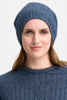 Unisex Merino Mink Slouchy Beanie River/Bluestone 0606
