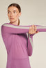 Womens 125 ZoneKnit™ Merino Blend LS Crewe Deco/Ashen IB0A56H4