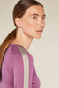 Womens 125 ZoneKnit™ Merino Blend LS Crewe Deco/Ashen IB0A56H4