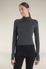 Womens 260 Zoneknit LS Half Zip Jet Heather 0A56HI