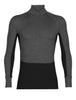 Mens 260 ZoneKnit™ Merino LS Half Zip Jet Heather 0A56HF