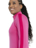 Womens 260 Zoneknit LS Half Zip  Tempo/ Electron Pink 0A56HI
