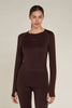Womens 260 Zoneknit LS Crewe Bittersweet/ Cedarwood 0A56HL