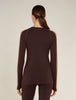 Womens 260 Zoneknit LS Crewe Bittersweet/ Cedarwood 0A56HL