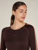 Womens 260 Zoneknit LS Crewe Bittersweet/ Cedarwood 0A56HL