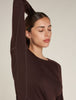 Womens 260 Zoneknit LS Crewe Bittersweet/ Cedarwood 0A56HL