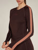 Womens 260 Zoneknit LS Crewe Bittersweet/ Cedarwood 0A56HL