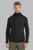 Mens M Quantum Hybrid LS Zip Hoodie