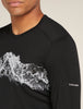 Mens 200 Oasis LS Remarkables Crewe Black 0A56QU