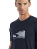 Mens Merino 150 Tech Lite II Short Sleeve Tee Sidecountry Skiers Club Midnight Navy 0A56RD
