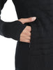 Womens ZoneKnit™ Merino Explore Long Sleeve Zip Hoodie Black 0A56SD