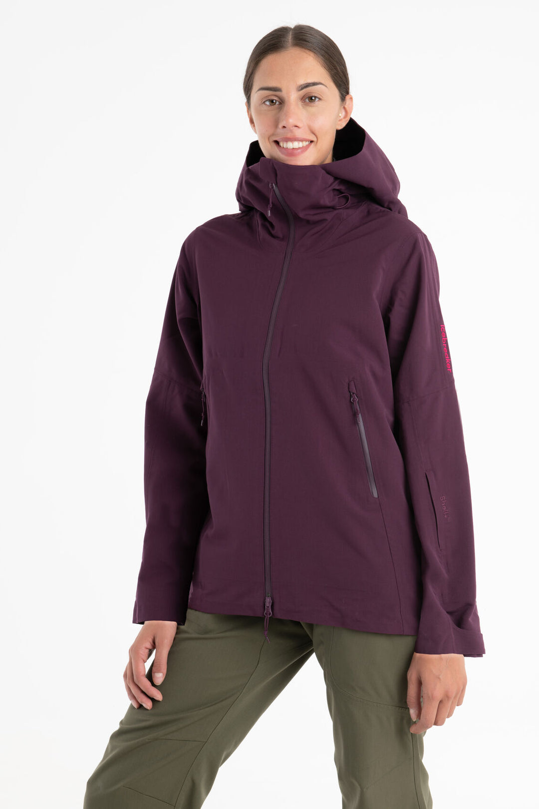 Womens Shell+™ Merino Peak Hooded Jacket