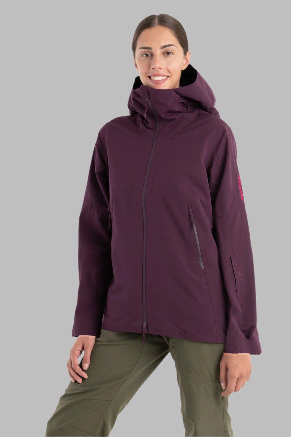 Womens Shell+™ Merino Peak Hooded Jacket