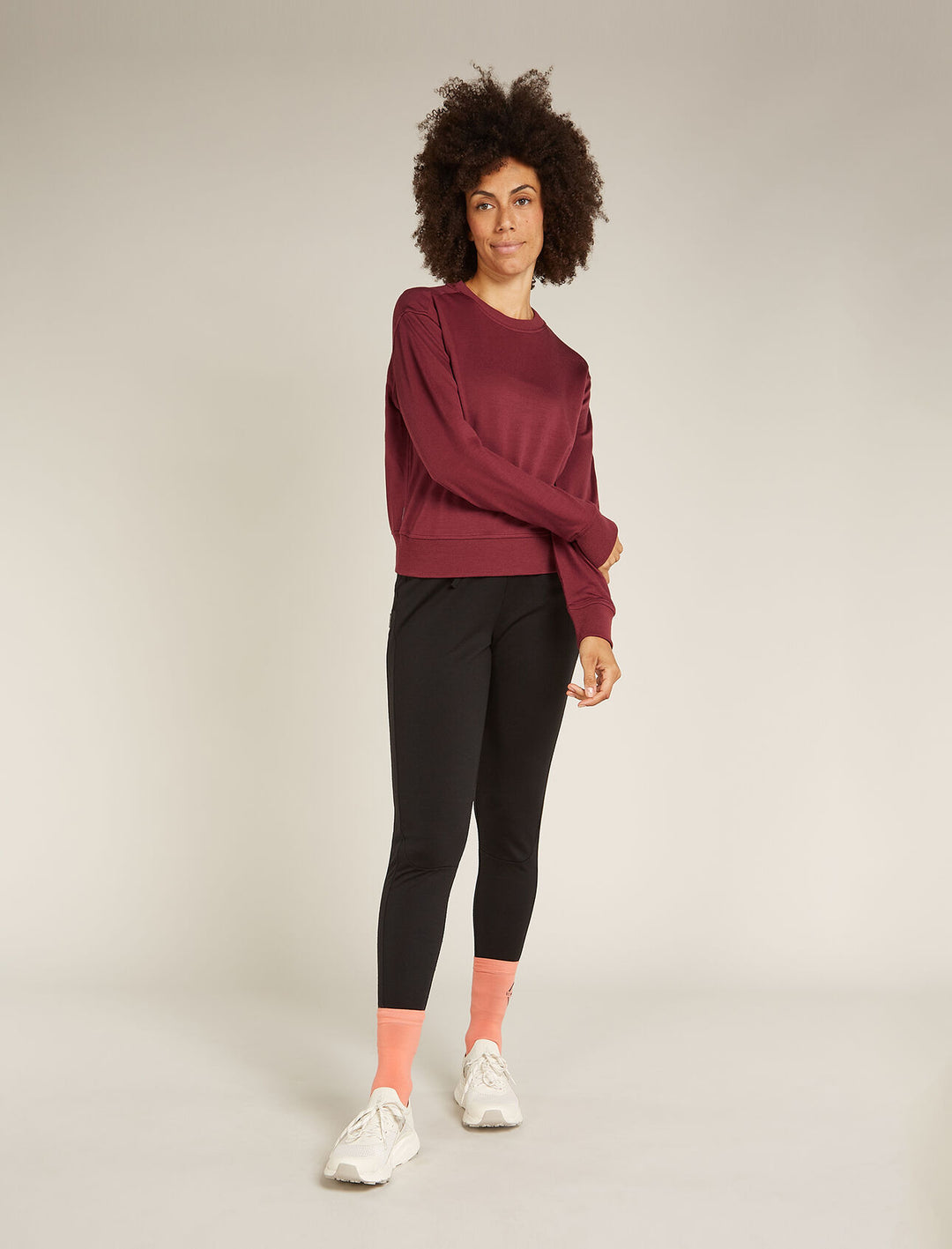 Womens Merino Crush II Long Sleeve Sweatshirt