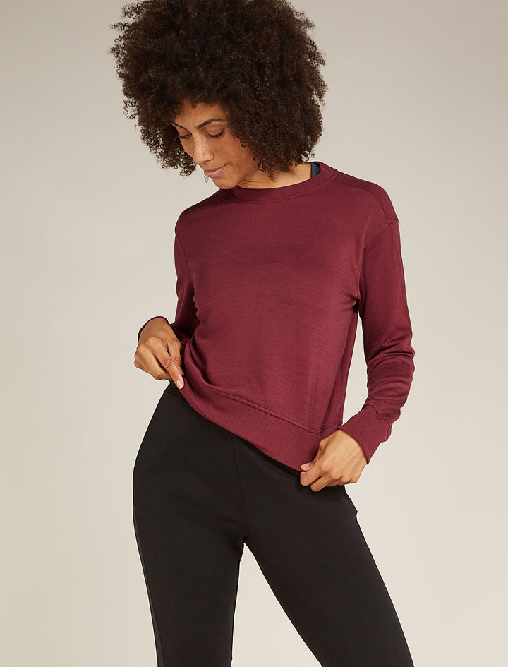 Womens Merino Crush II Long Sleeve Sweatshirt