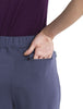 Womens Merino Blend 200 Crush Ankle Pants Graphite BA56T7