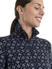 Womens Merino 260 Vertex LS Half Zip Thermal Top First Snow Midnight Navy/Snow 0A56V3