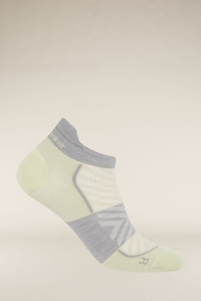 Mens Merino Blend Run+ Ultralight Micro Socks Ashen/Alloy 0A56VH
