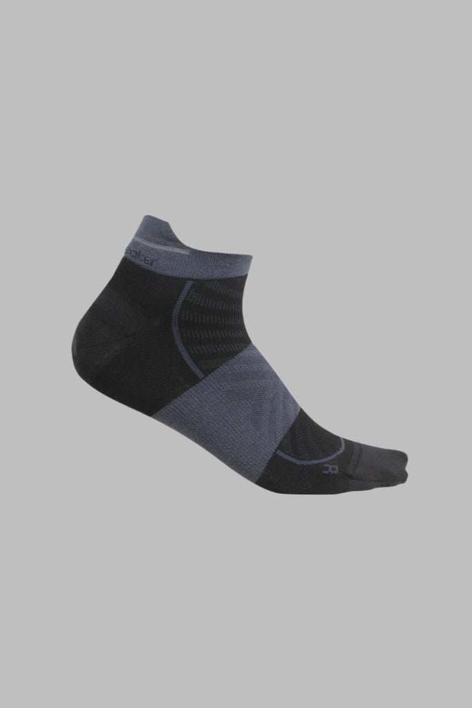 Mens Merino Blend Run+ Ultralight Micro Socks Black/Graphite 0A56VH