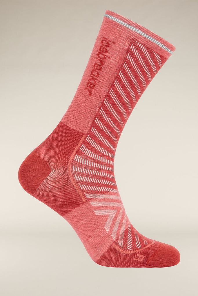 Mens Merino Blend Run+ Ultralight Crew Socks Jasper/Plume 0A56VL