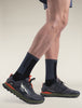 Mens Merino Blend Run+ Ultralight Crew Socks Black/Graphite 0A56VL