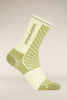Womens Merino Blend Run+ Ultralight Crew Socks Olive/Citrine 0A56VM