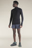 Mens Merino Blend 125 ZoneKnit™ LS Half Zip Thermal Top Black BA56VX