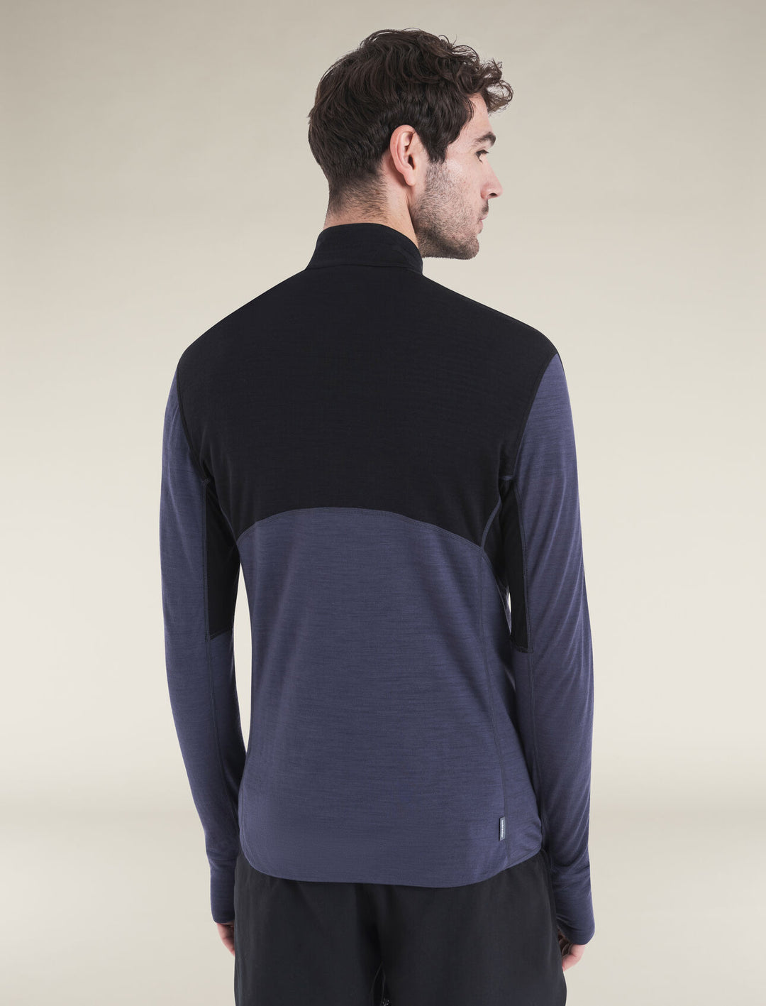 Mens Merino Blend 200 Realfleece™ Descender Long Sleeve Half Zip Jacket