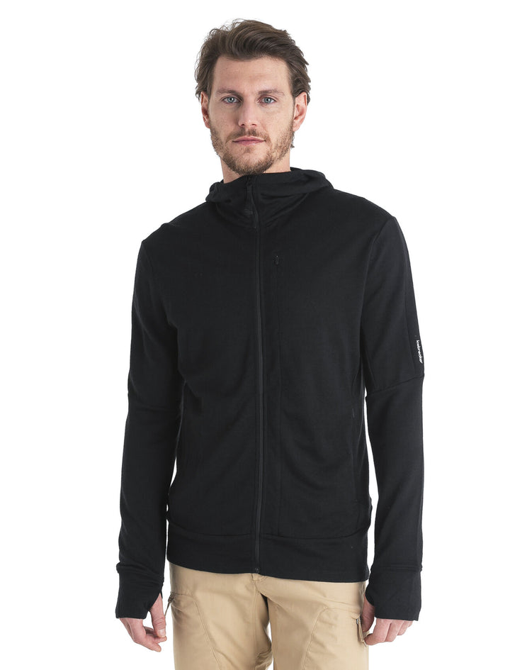 Mens Merino 260 Quantum IV LS Zip Hoodie