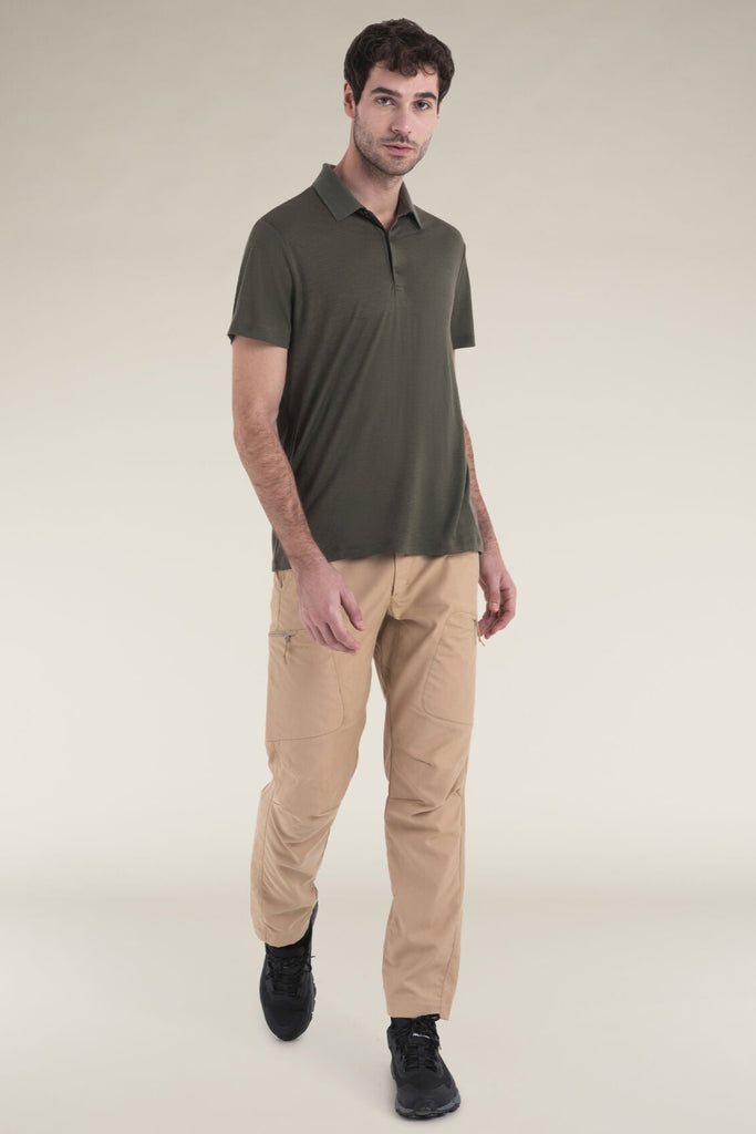 Mens Merino 150 Tech Lite Short Sleeve Polo Loden 0A56WK