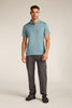 Mens Merino 150 Tech Lite Short Sleeve Polo Blue Ash 0A56WK