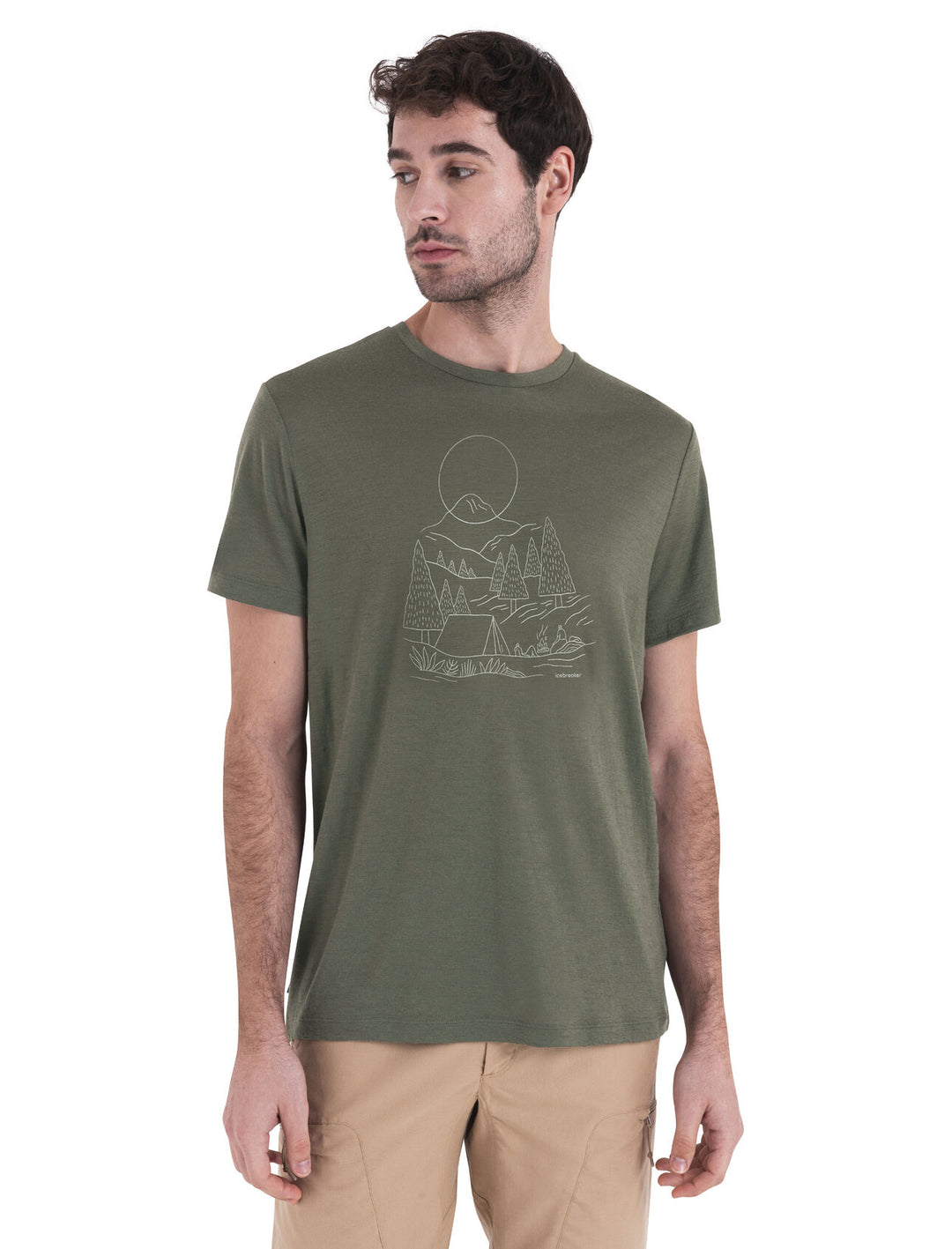 Mens Merino 150 Tech Lite III T-Shirt Sunset Camp