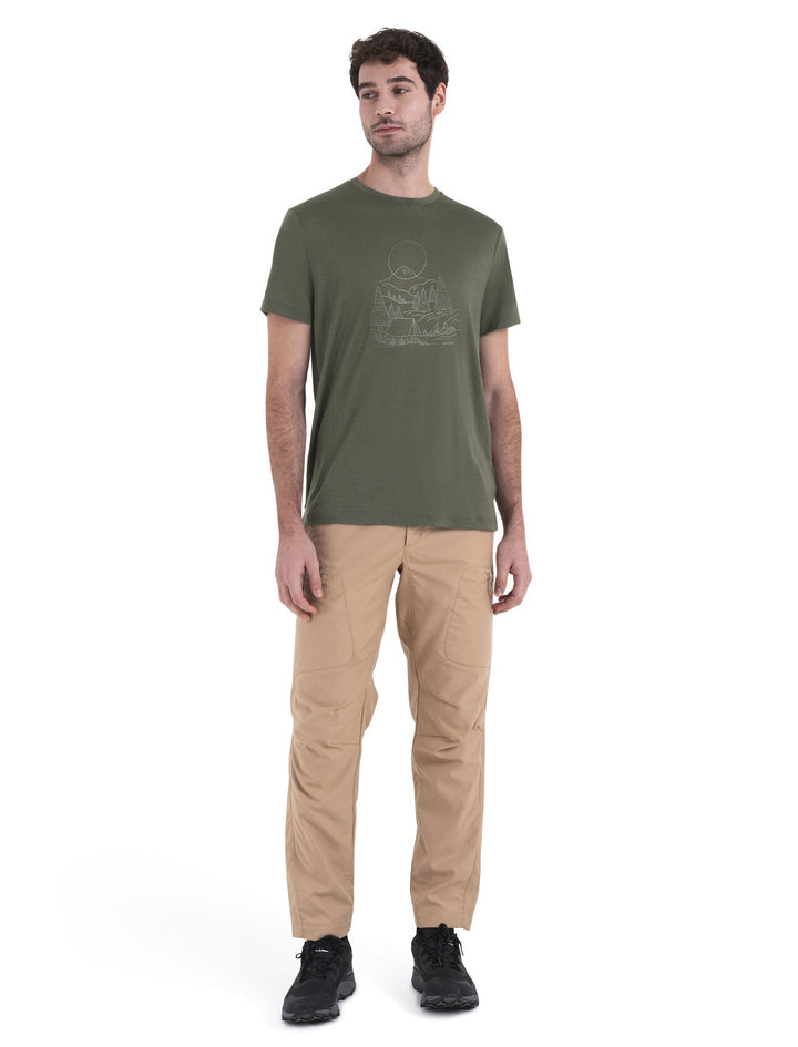 Mens Merino 150 Tech Lite III T-Shirt Sunset Camp