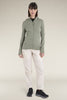 Womens Merino 260 Quantum Long Sleeve Zip Hoodie Lichen BA56XR