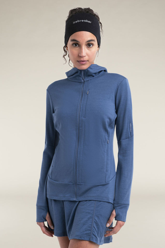 Womens Merino 260 Quantum Long Sleeve Zip Hoodie Dawn BA56XR