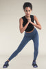 Womens Merino Blend 125 ZoneKnit™ Energy Wind Cropped Bra-Tank Black 0A56XT