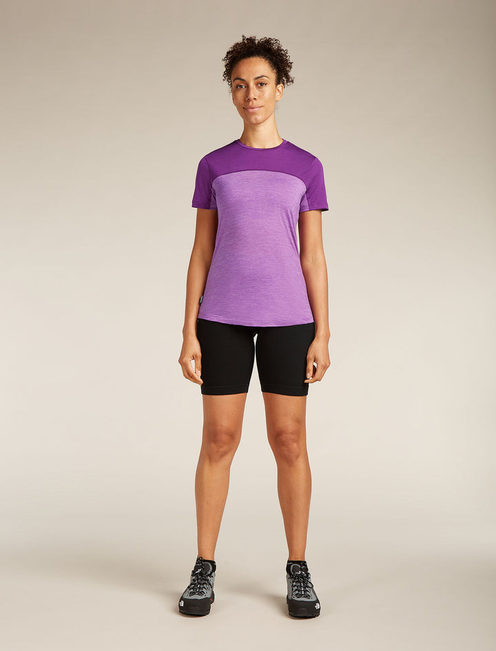 Women's Merino Blend 125 Cool-Lite™ Sphere Short Sleeve T-Shirt Colour Block