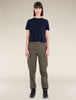 Womens Merino 150 Tech Lite SS Crop T-Shirt Midnight Navy 0A56Y2