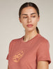 Womens Merino 150 Tech Lite SS T-Shirt Camping Circle Cedar 0A56YD