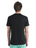 Mens Merino Blend 125 Cool-Lite Sphere SS Tee T-Shirt Black  0A56ZM