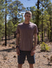 Mens Merino Blend 125 Cool-Lite™ Sphere S S T-Shirt Carob Heather 0A56ZM