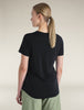 Womens Merino Blend 125 Cool-Lite™ Sphere lll S S  Scoop T-Shirt  Black 0A56ZP