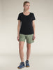 Womens Merino Blend 125 Cool-Lite™ Sphere lll S S  Scoop T-Shirt  Black 0A56ZP