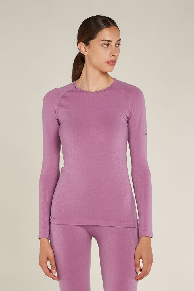 Womens Merino Blend 260 ZoneKnit™ Seamless LS Crewe Thermal Deco 0A571G