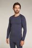 Mens Merino Blend 260 ZoneKnit™ Seamless LS Crewe Thermal Top Graphite  0A571H