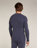 Mens Merino Blend 260 ZoneKnit™ Seamless LS Crewe Thermal Top Graphite  0A571H