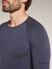 Mens Merino Blend 260 ZoneKnit™ Seamless LS Crewe Thermal Top Graphite  0A571H